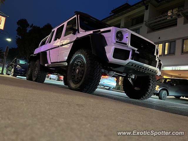 Mercedes 6x6 spotted in Monterey, California