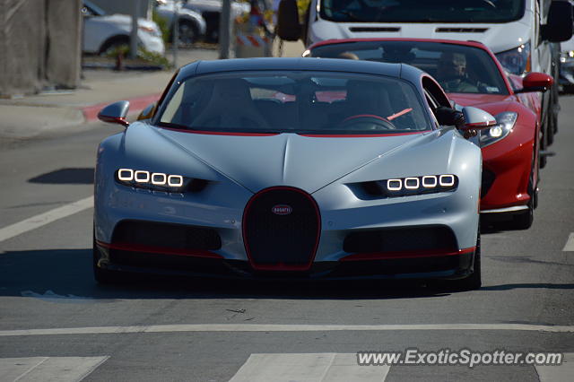 Bugatti Chiron spotted in Seaside, California