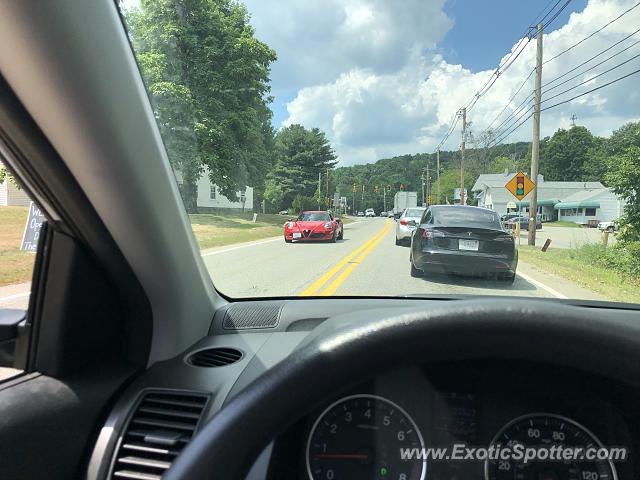 Alfa Romeo 4C spotted in Littleton, Massachusetts