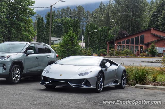 Lamborghini Huracan spotted in North Bend, Washington