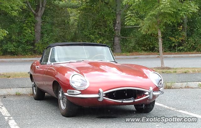 Jaguar E-Type spotted in West Lebanon, New Hampshire