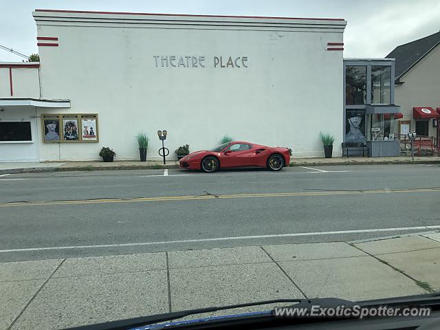Ferrari 488 GTB spotted in Maynard, Massachusetts