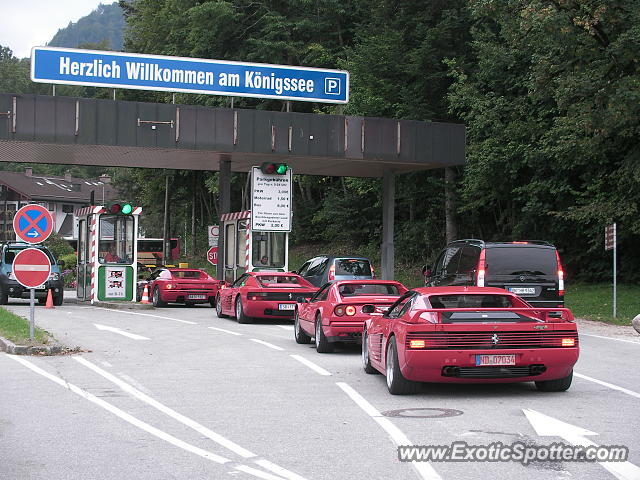 Ferrari Testarossa spotted in Berchtesgaden, Germany