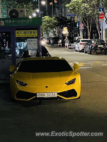 Lamborghini Huracan spotted in Seoul, South Korea