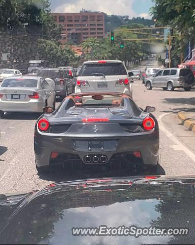 Ferrari 458 Italia spotted in Caracas, Venezuela