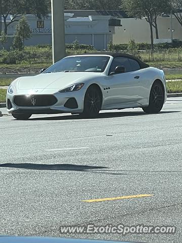 Maserati GranCabrio spotted in Jacksonville, Florida