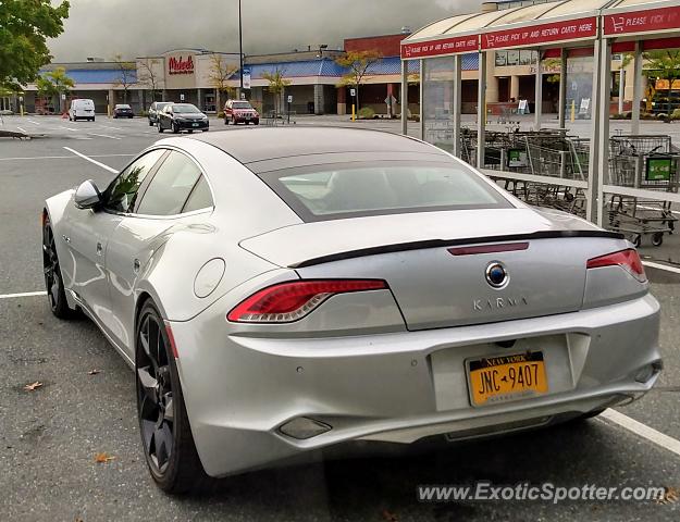 Fisker Karma spotted in West Lebanon, New Hampshire