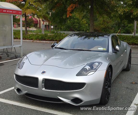 Fisker Karma spotted in West Lebanon, New Hampshire
