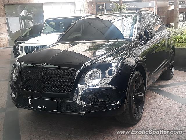 Bentley Bentayga spotted in Jakarta, Indonesia