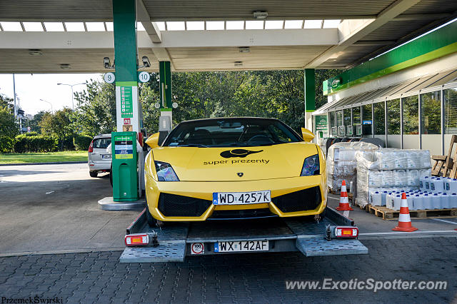 Lamborghini Gallardo spotted in Wrocław, Poland