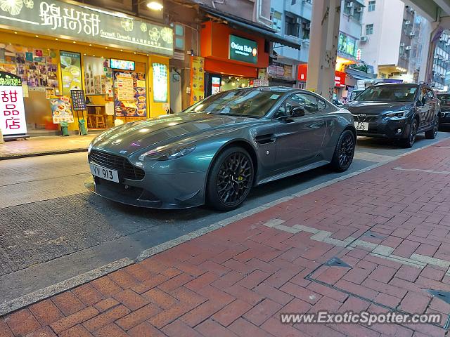 Aston Martin Vantage spotted in Hong kong, China