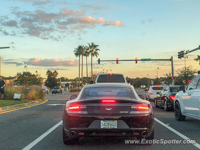 Aston Martin Rapide spotted in Jacksonville, Florida