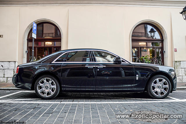 Rolls-Royce Ghost spotted in Cracow, Poland