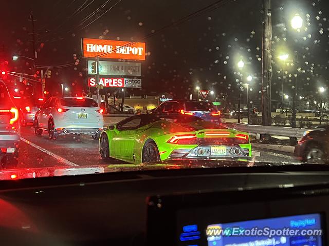 Lamborghini Huracan spotted in Hackensack, New Jersey