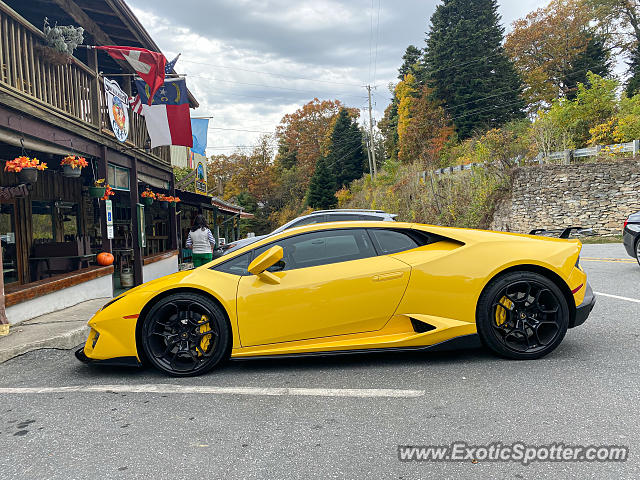 Lamborghini Huracan spotted in Lil Switzerland, North Carolina