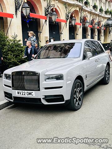 Rolls-Royce Cullinan spotted in Paris, France