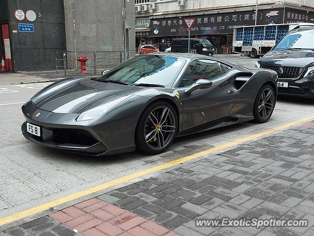 Ferrari 488 GTB spotted in Hong kong, China
