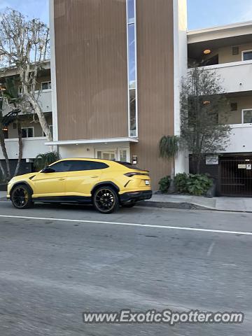 Lamborghini Urus spotted in Malibu, California