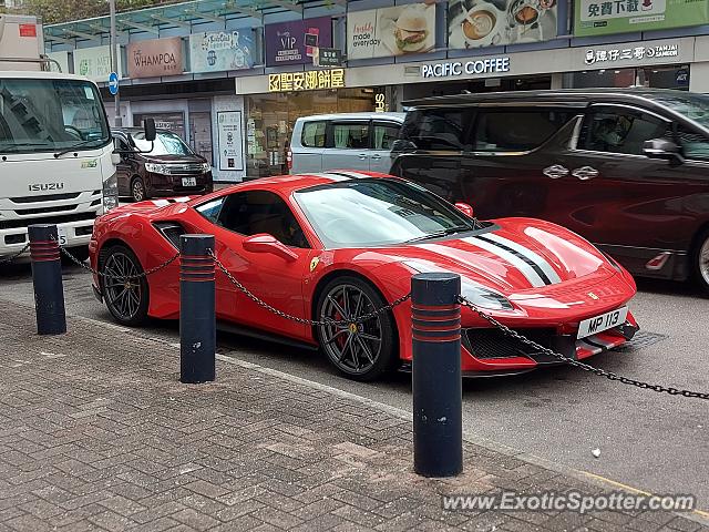 Ferrari 488 GTB spotted in Hong kong, China