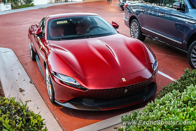 Ferrari Roma spotted in La Jolla, California