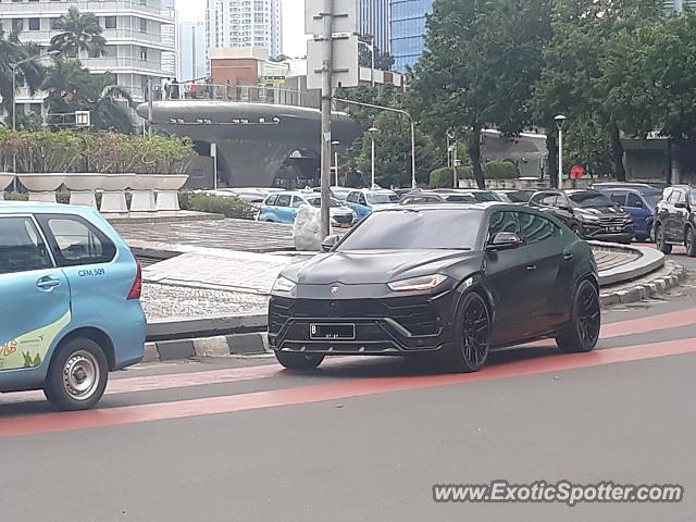Lamborghini Urus spotted in Jakarta, Indonesia