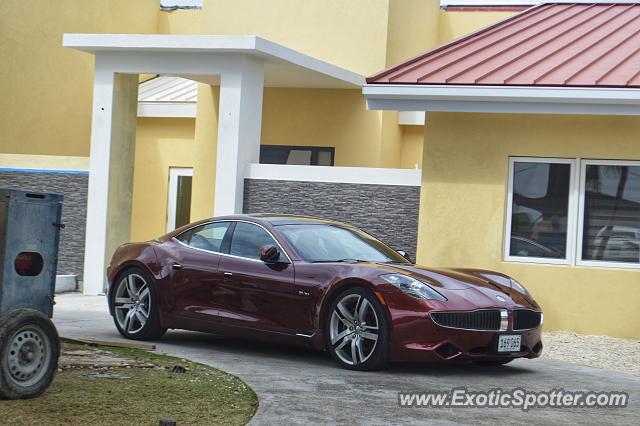 Fisker Karma spotted in West Bay, Unknown Country