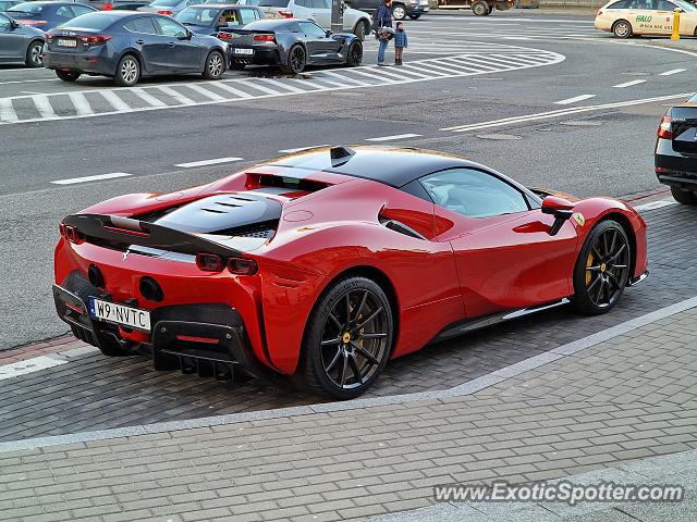 Ferrari SF90 Stradale spotted in Warsaw, Poland