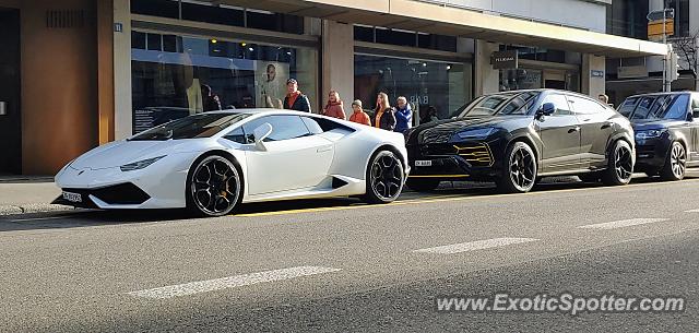 Lamborghini Urus spotted in Zurich, Switzerland