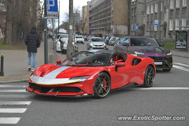 Ferrari SF90 Stradale spotted in Warsaw, Poland