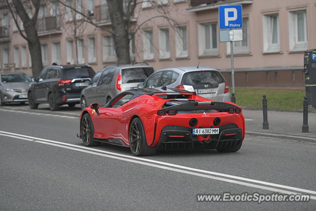 Ferrari SF90 Stradale spotted in Warsaw, Poland