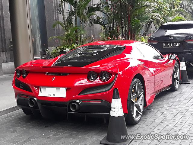 Ferrari F8 Tributo spotted in Jakarta, Indonesia