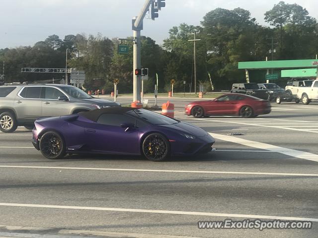 Lamborghini Huracan spotted in Amelia Island, Florida