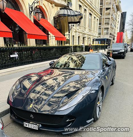 Ferrari 812 Superfast spotted in Paris, France