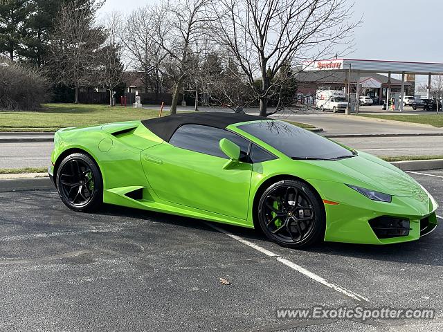 Lamborghini Huracan spotted in Lafayette, Indiana