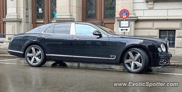 Bentley Mulsanne spotted in Zürich, Switzerland
