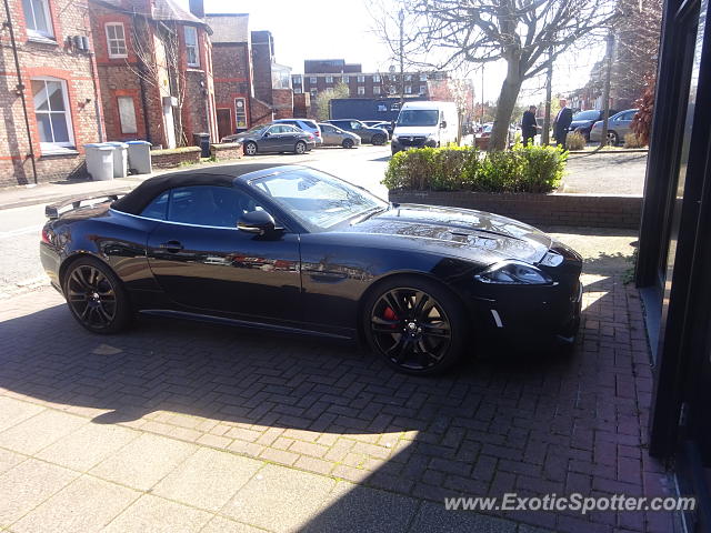 Jaguar XKR-S spotted in Hale, United Kingdom