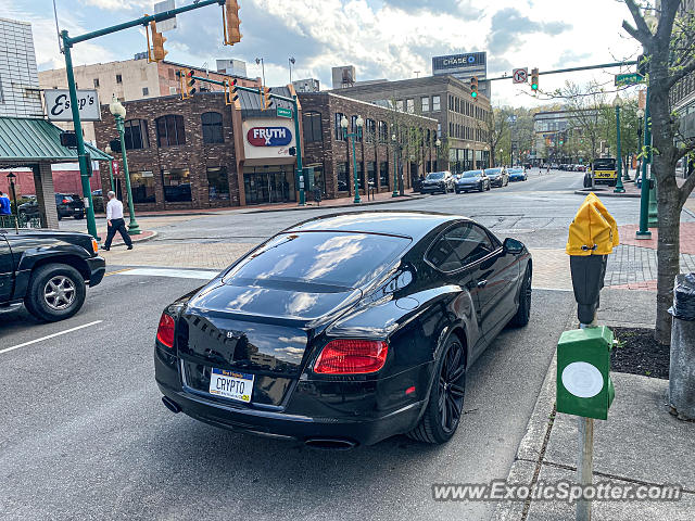 Bentley Continental spotted in Charleston, West Virginia