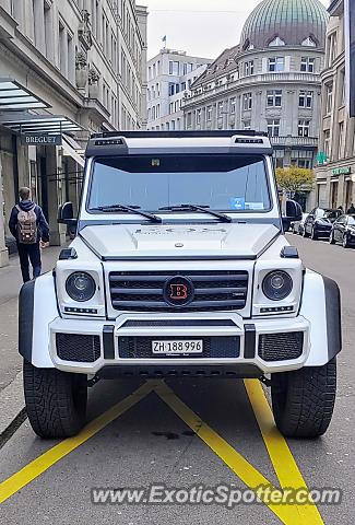 Mercedes 4x4 Squared spotted in Zurich, Switzerland