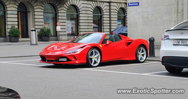 Ferrari F8 Tributo spotted in Zurich, Switzerland