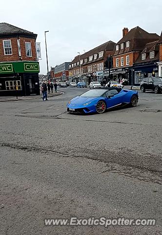 Lamborghini Huracan spotted in Wilmslow, United Kingdom