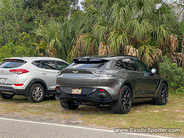Aston Martin DBX spotted in Weeki Wachee, Florida