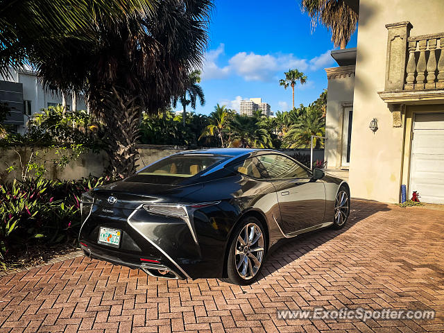 Lexus LC 500 spotted in Golden Beach, Florida