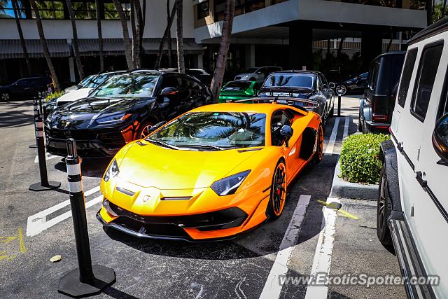 Lamborghini Aventador spotted in Bal Harbour, Florida