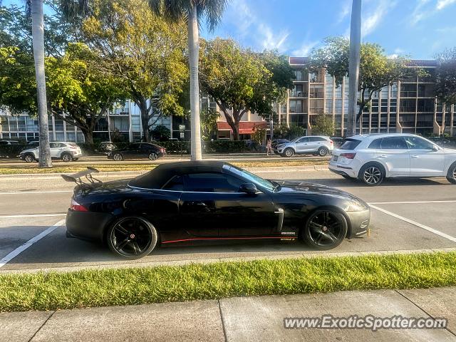 Jaguar XKR spotted in Hallandale Beach, Florida
