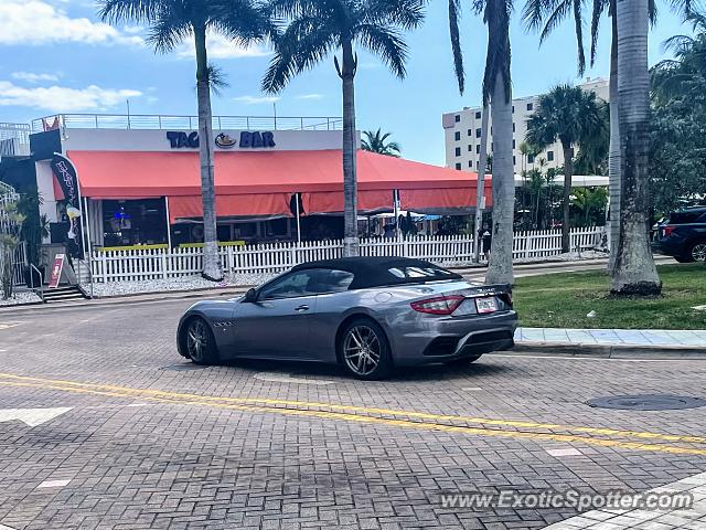 Maserati GranCabrio spotted in Hollywood, Florida