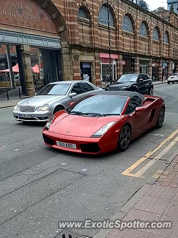 Lamborghini Gallardo spotted in Manchester, United Kingdom