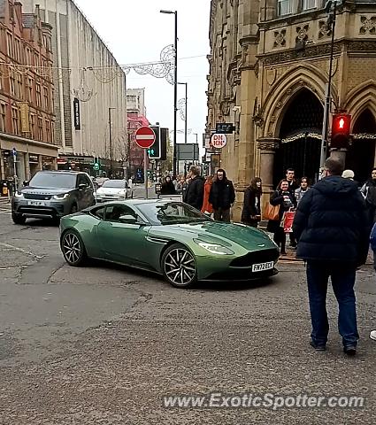 Aston Martin DB11 spotted in Manchester, United Kingdom