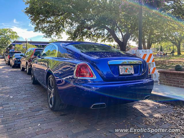 Rolls-Royce Wraith spotted in Winter Park, Florida