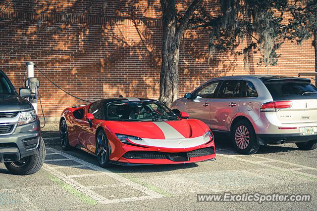 Ferrari SF90 Stradale spotted in Amelia Island, Florida