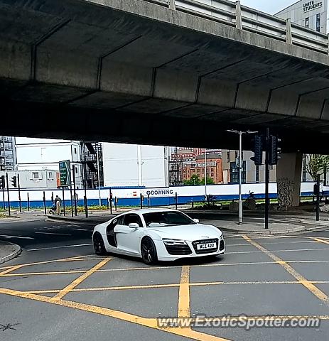 Audi R8 spotted in Manchester, United Kingdom